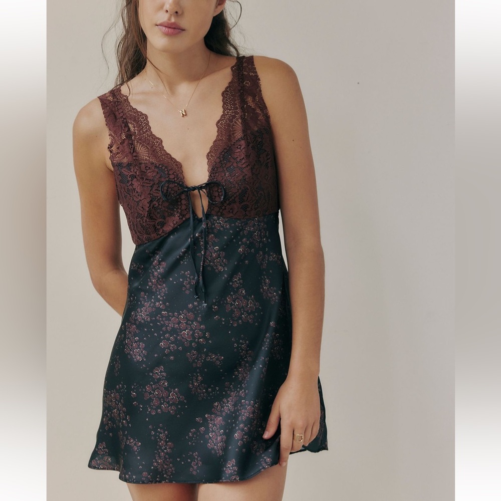 Free People Countryside Printed Mini Dress